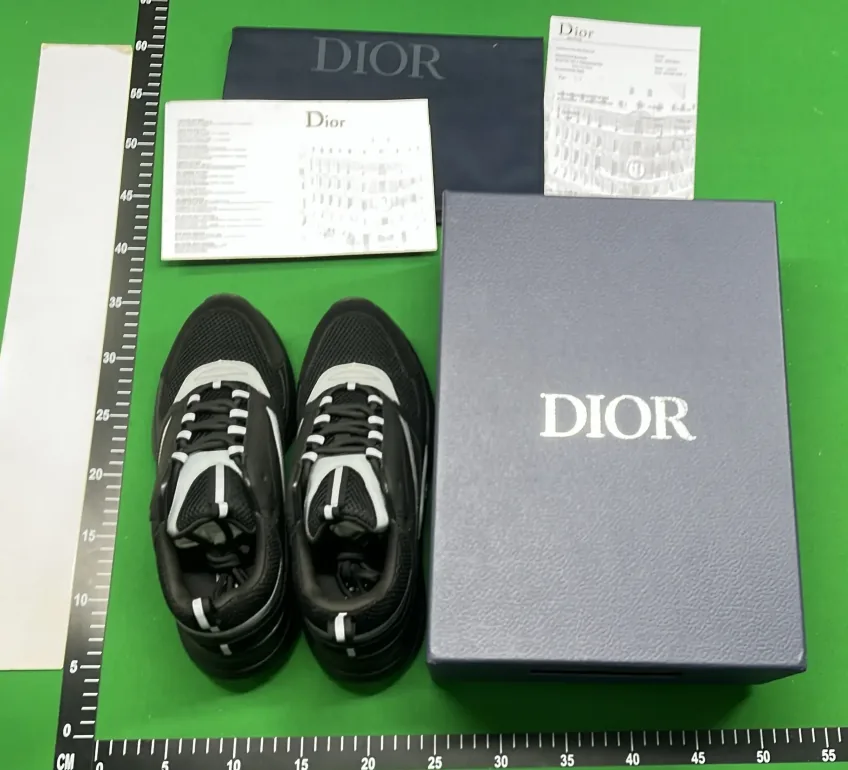 Dior B22 Grey Low-Top Sneakers — Photo 15