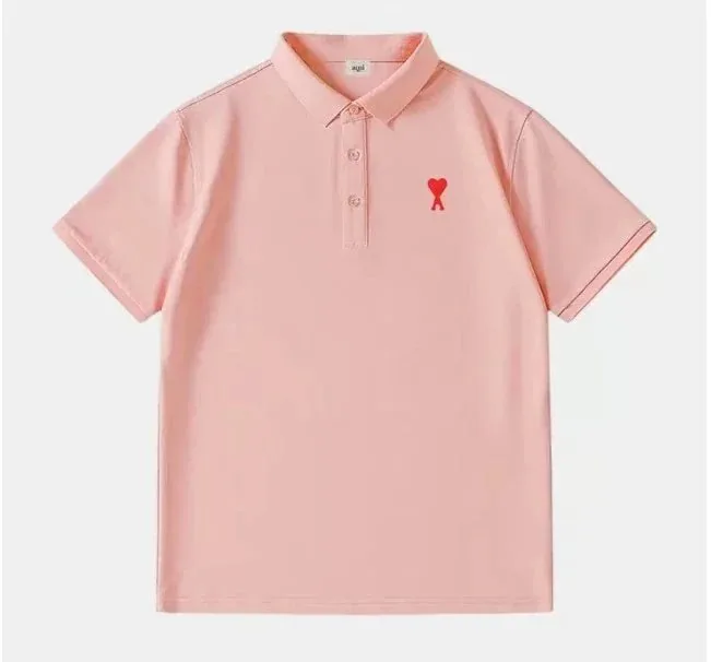 AMI Paris Heart Logo Polo Shirt and Tee Collection — QC
