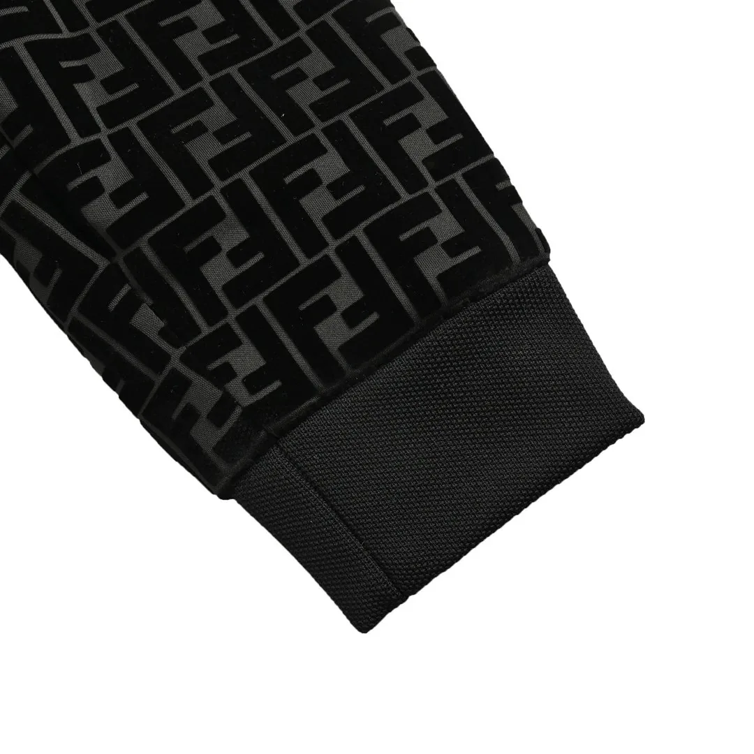 Fendi Flocked Monogram Hooded Jacket — Photo 5