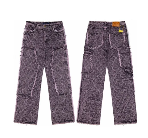 Print Denim Jeans — photo 8
