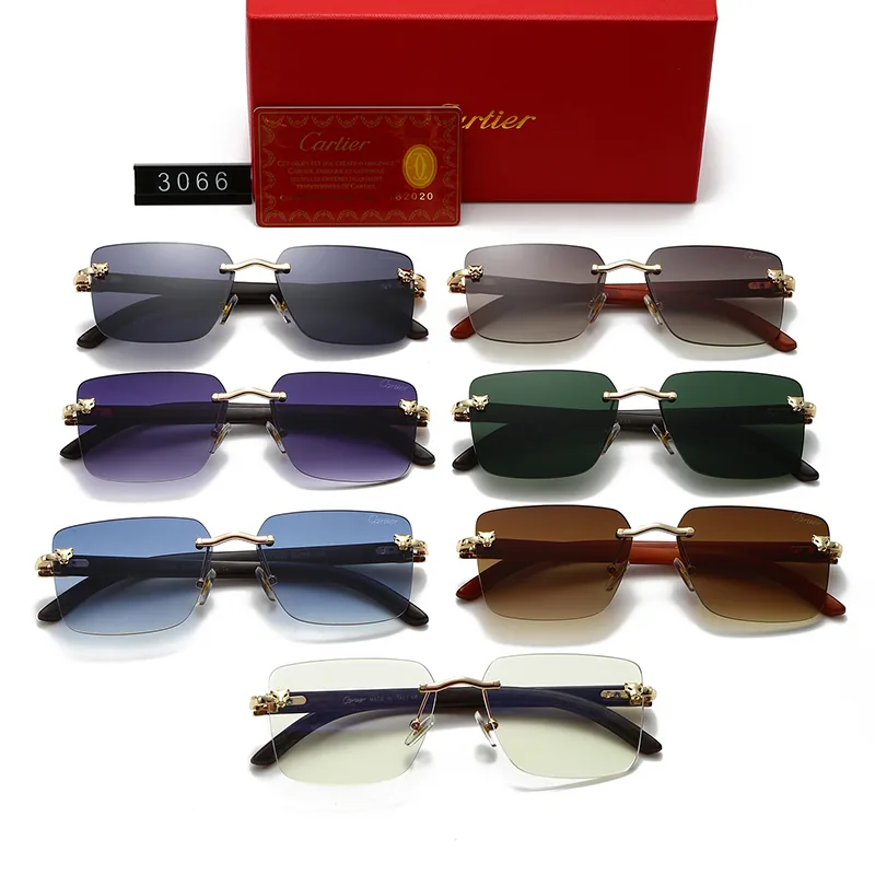 Cartier Panthere Rimless Sunglasses — Photo 2