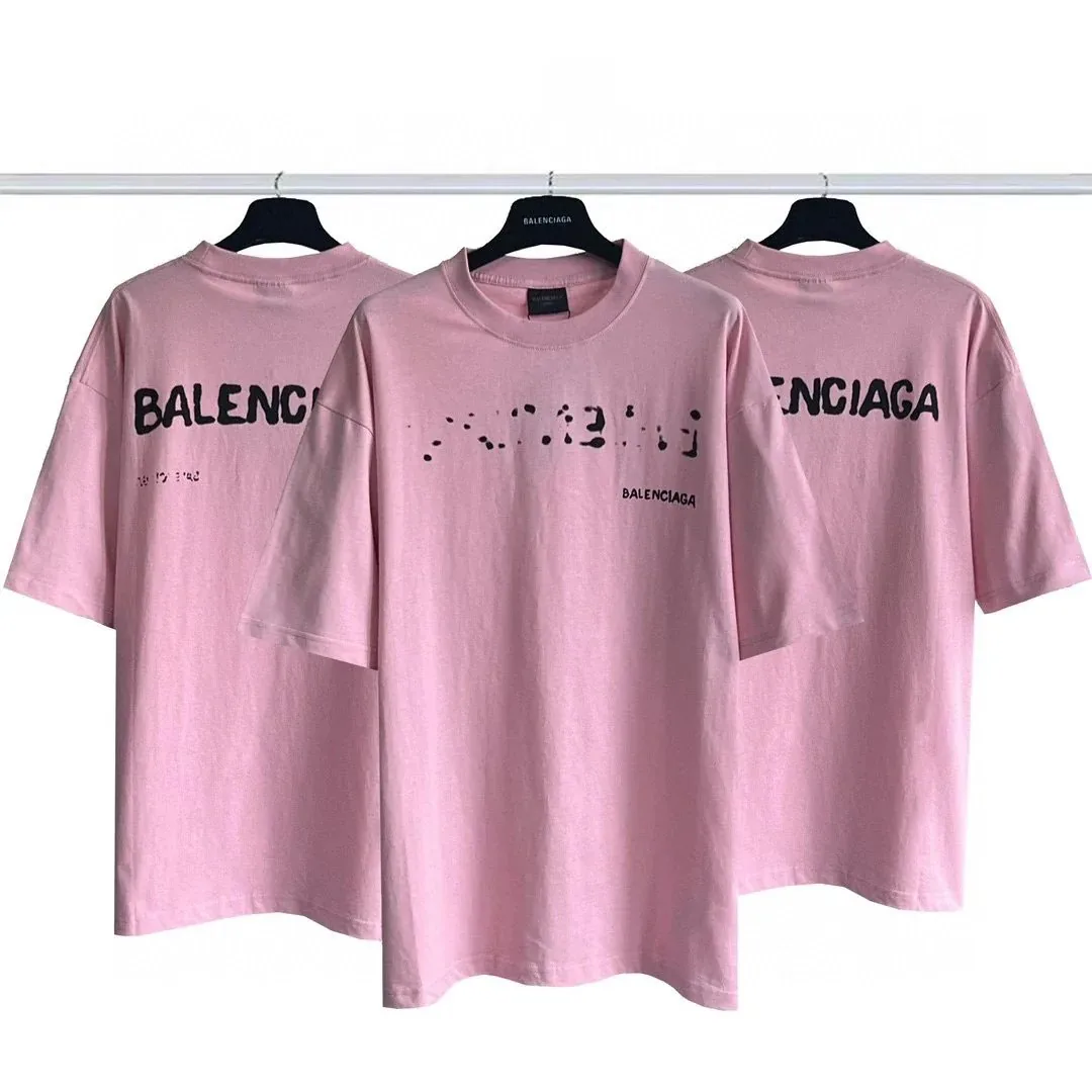 Balenciaga Split Logo Print T-Shirt Collection — QC