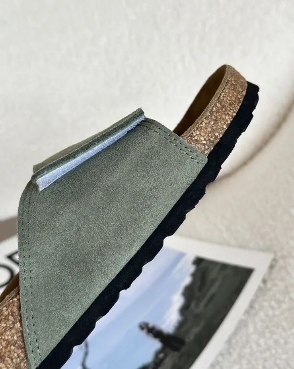 Cork Sole Velcro Slides — QC