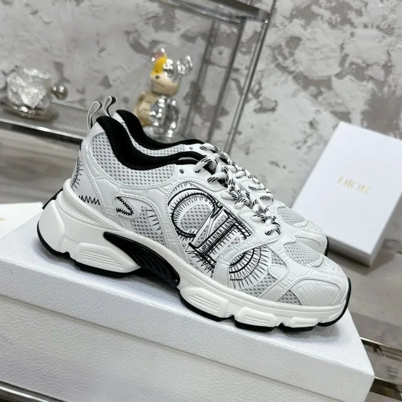 Dior Chrono White Sneakers — QC