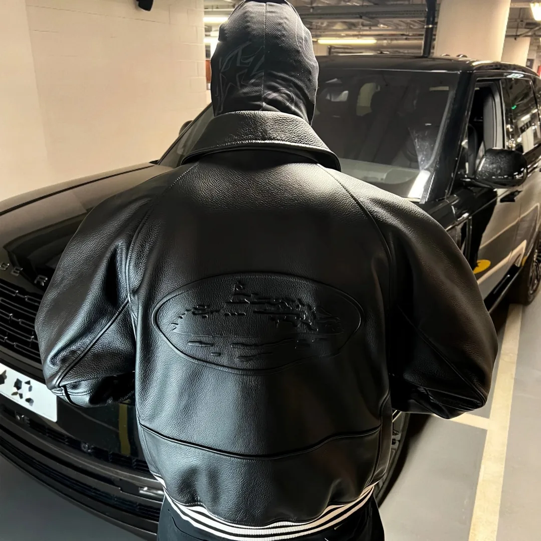Corteiz Padded PU Leather Jacket