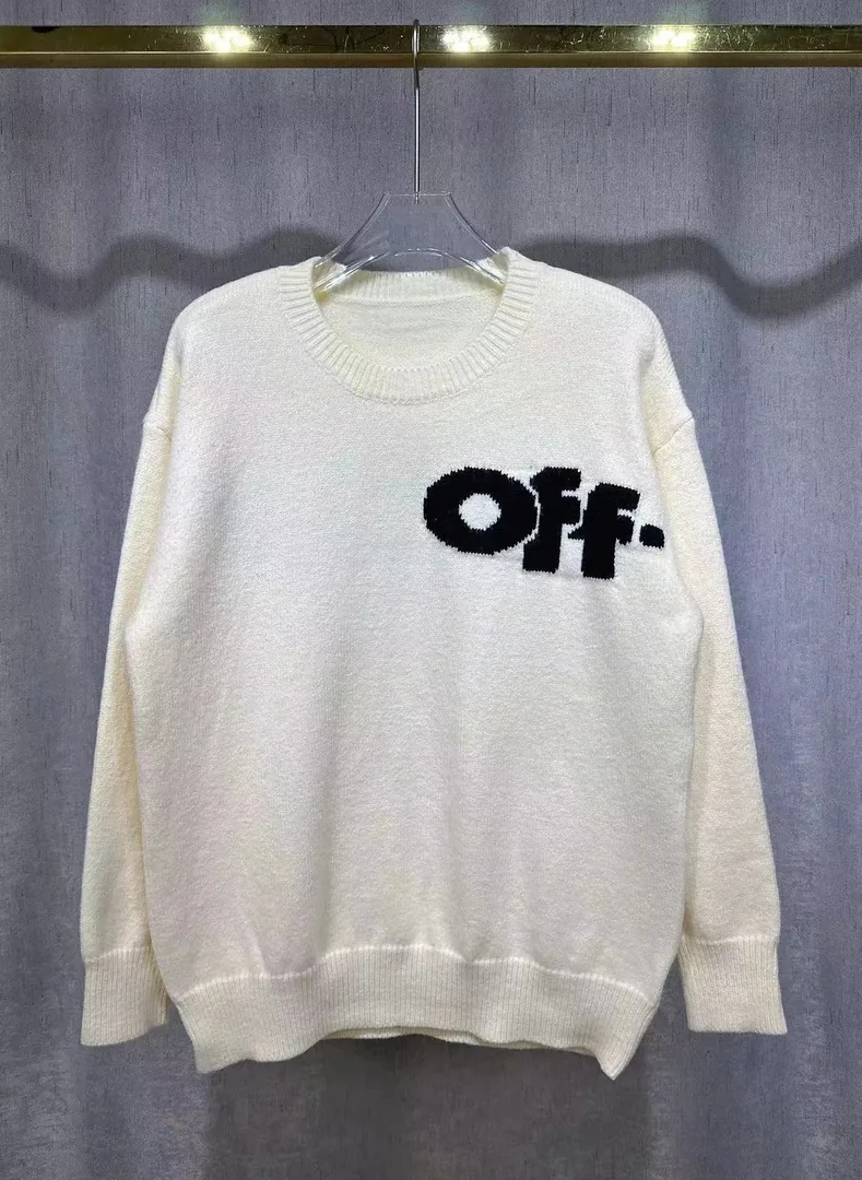 Letter Logo Crewneck Pullover Sweater — Zdjęcie 7