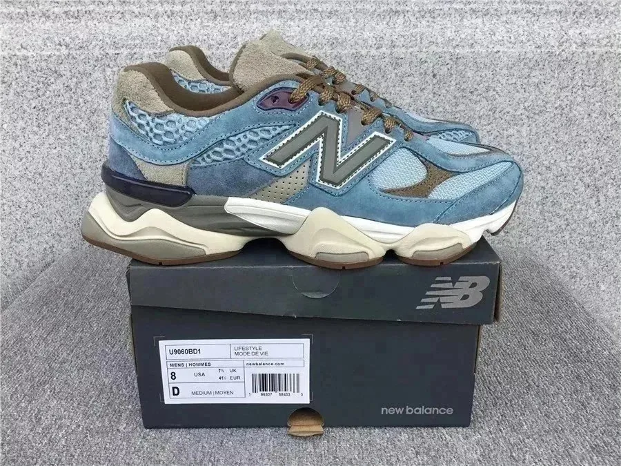 New Balance NB 9060 White Low-Top Sneakers — Photo 4