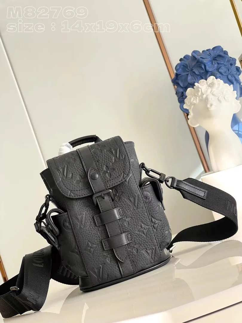 Louis Vuitton Nano Christopher Embossed Bag