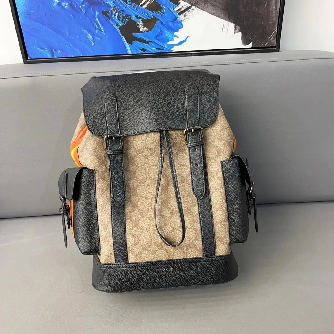 Coach Leather Backpack — photo 9