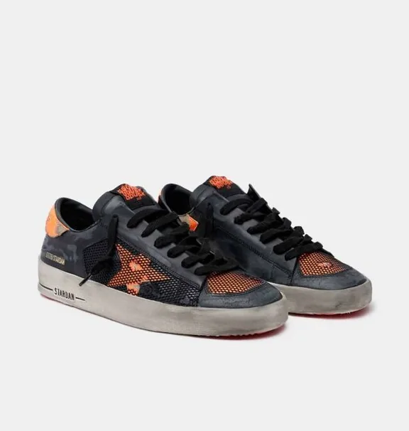Golden Goose Stardan Black Low-Top Sneakers — QC