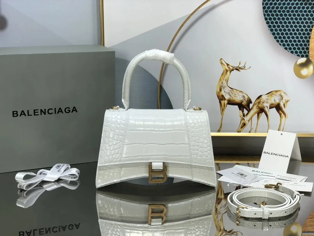 Balenciaga Hourglass Leather Bag