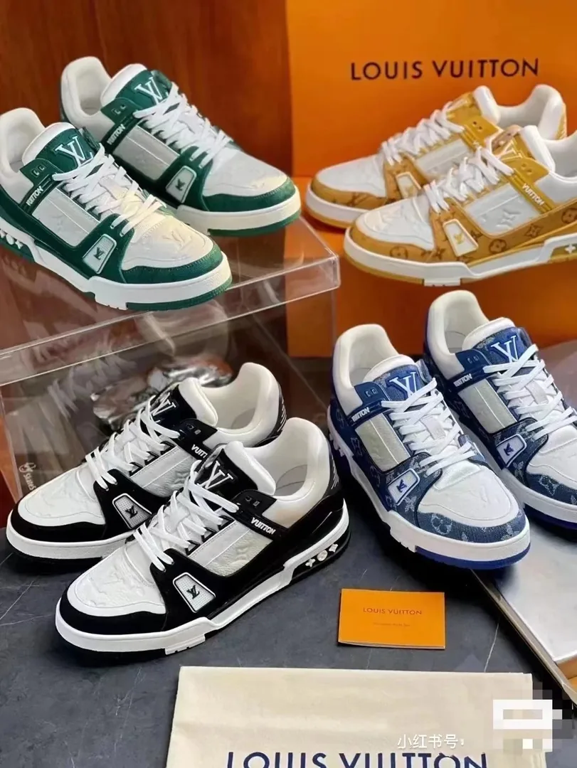 Louis Vuitton LV Trainer Blue Low-Top Trainers