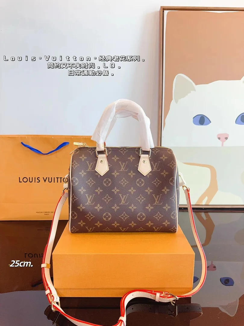 Louis Vuitton Speedy Leather Bag — photo 11