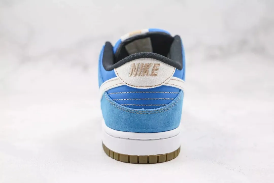 Nike SB Dunk Low Blue Chun-Li Print Sneakers — QC