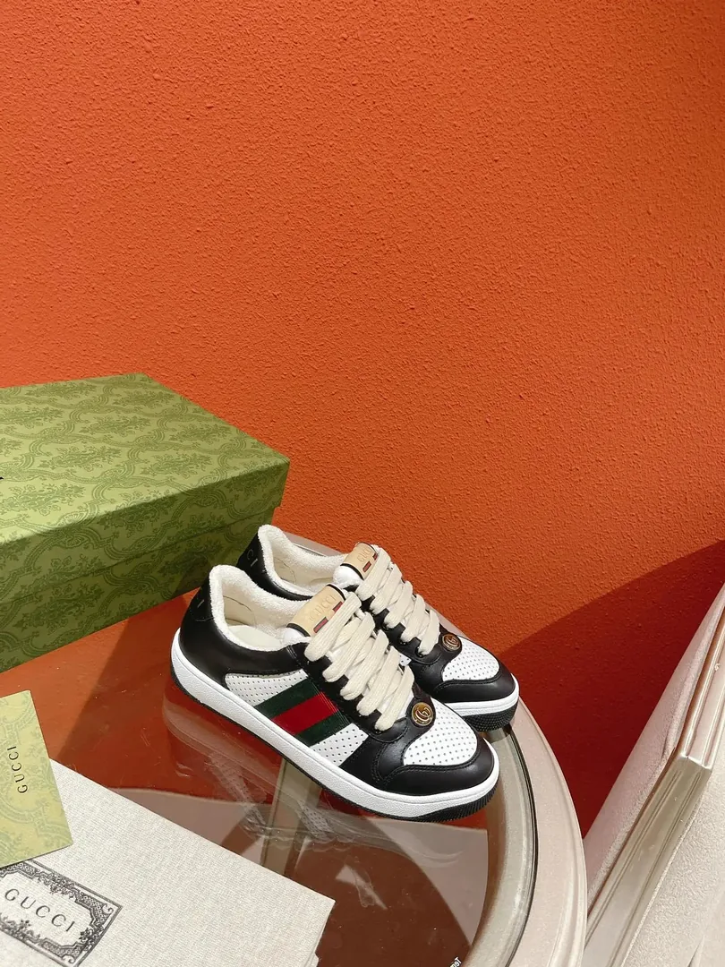 Gucci Screener Beige Low-Top Sneakers — photo 9