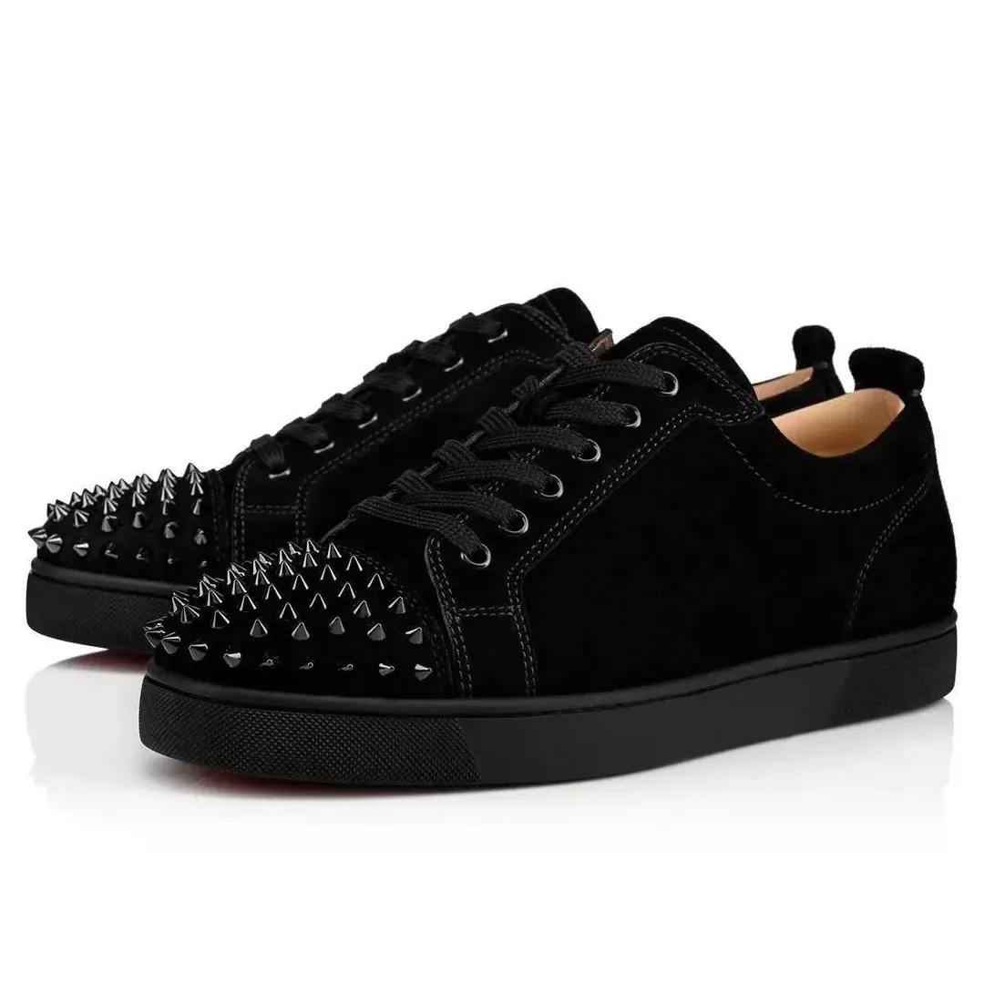 Christian Louboutin White Studded Trainers — Photo 3