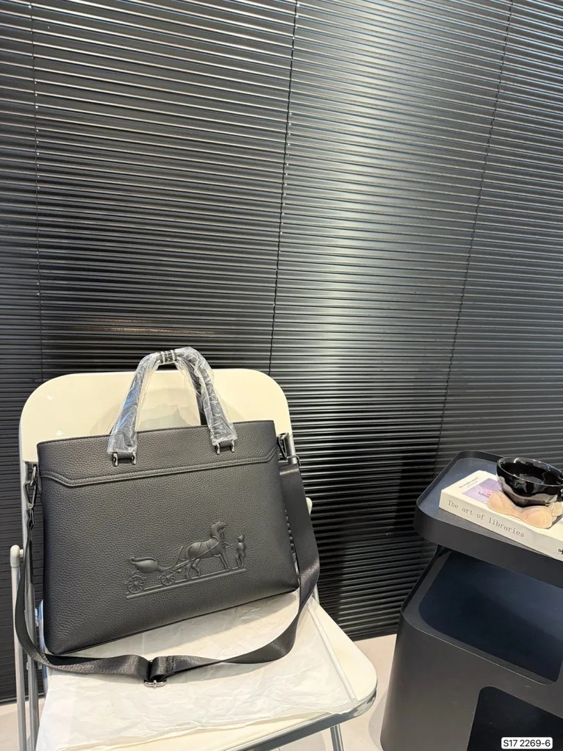 Hermes Mens Leather Briefcase — photo 11