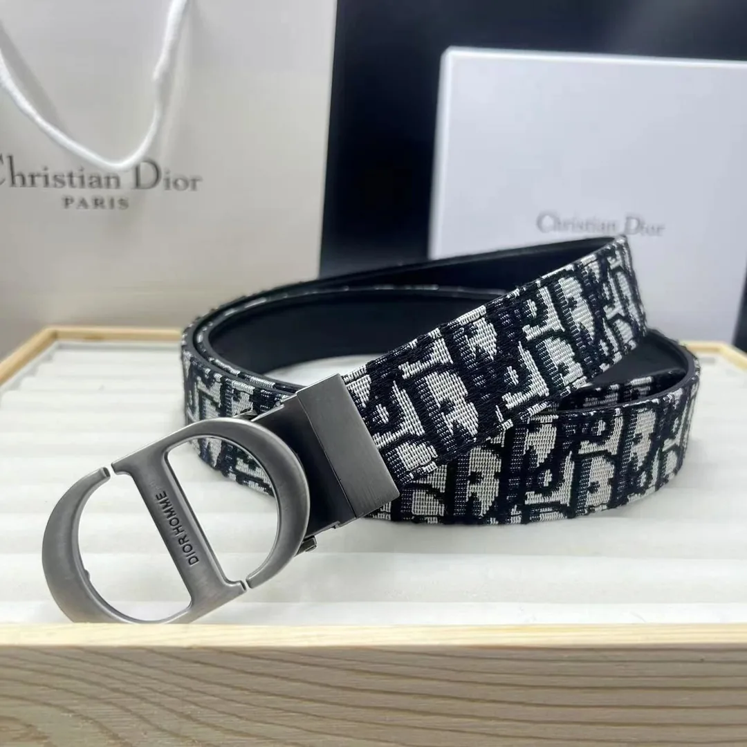 Dior Leather Letter Belt — Photo 13