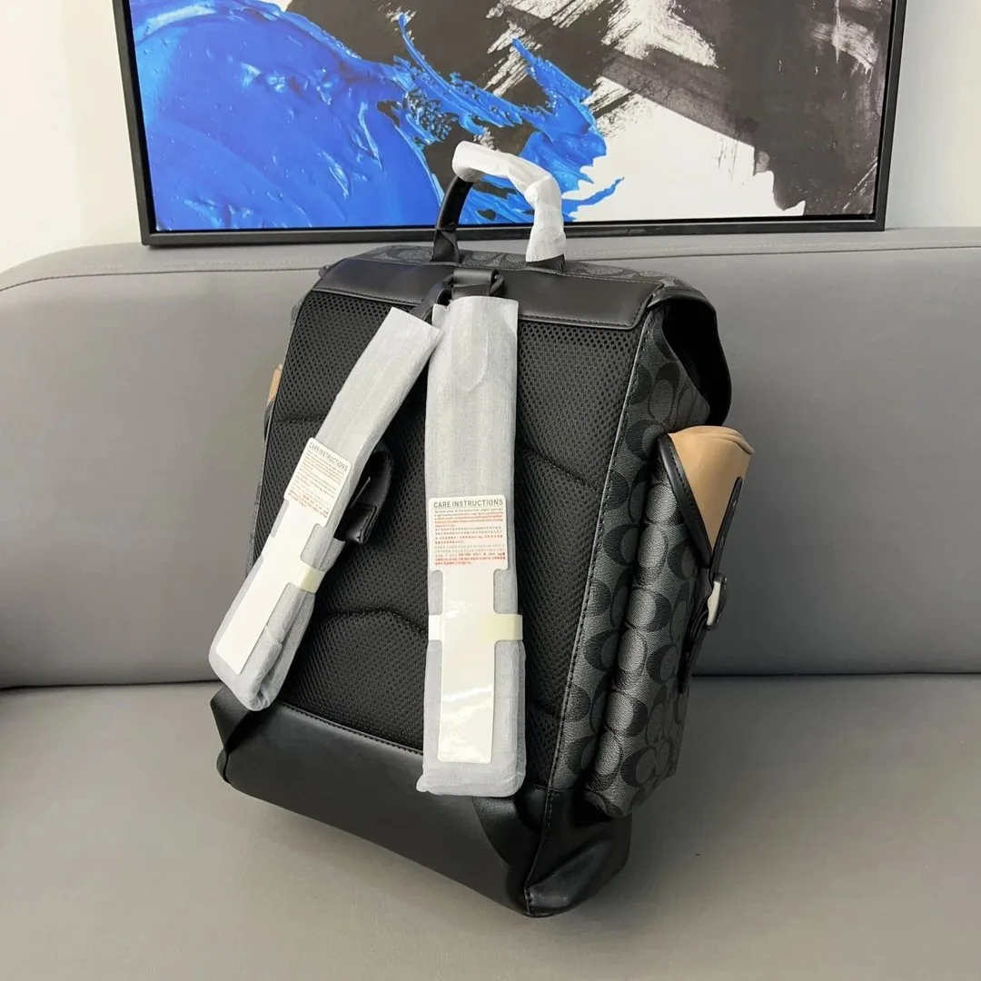 Coach Leather Backpack — photo 11