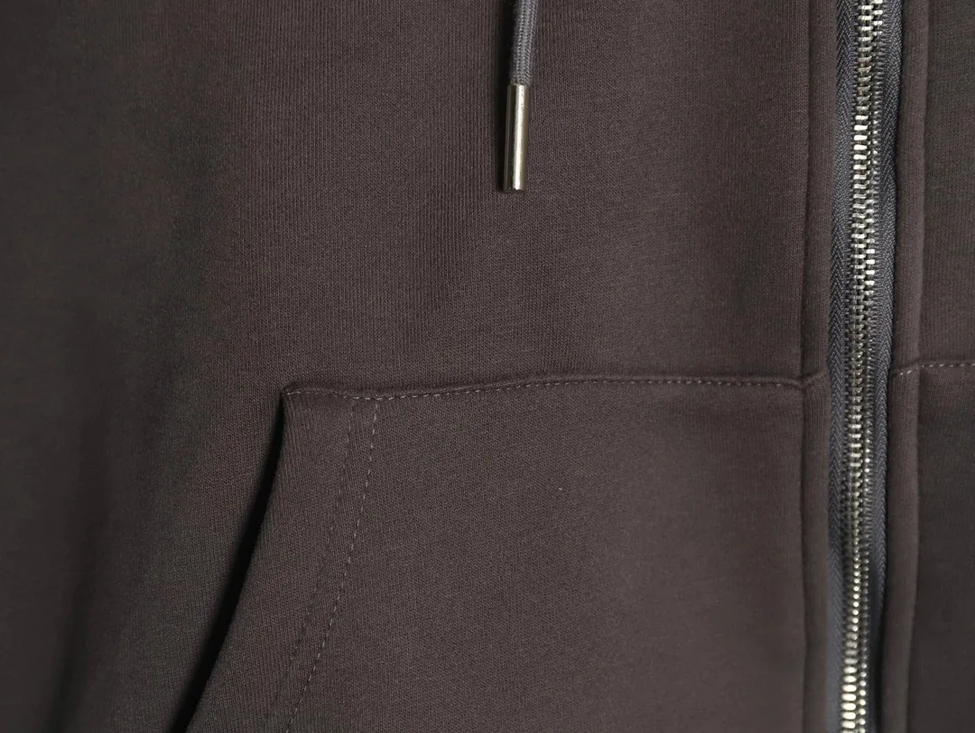Embroidered Fleece Zip Jacket — QC