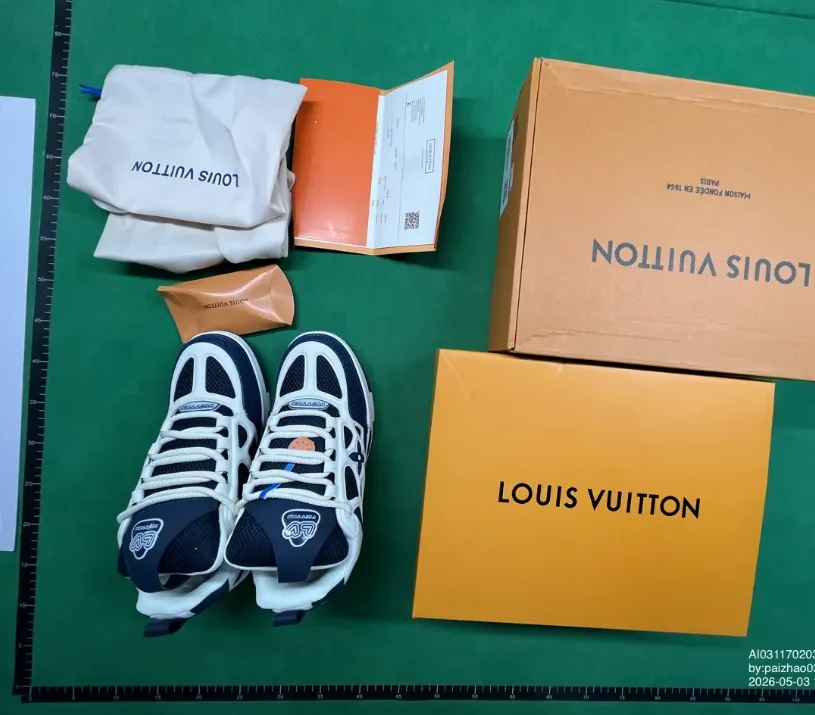 Louis Vuitton LV Skate Sneaker Grey Shoes — Photo 15