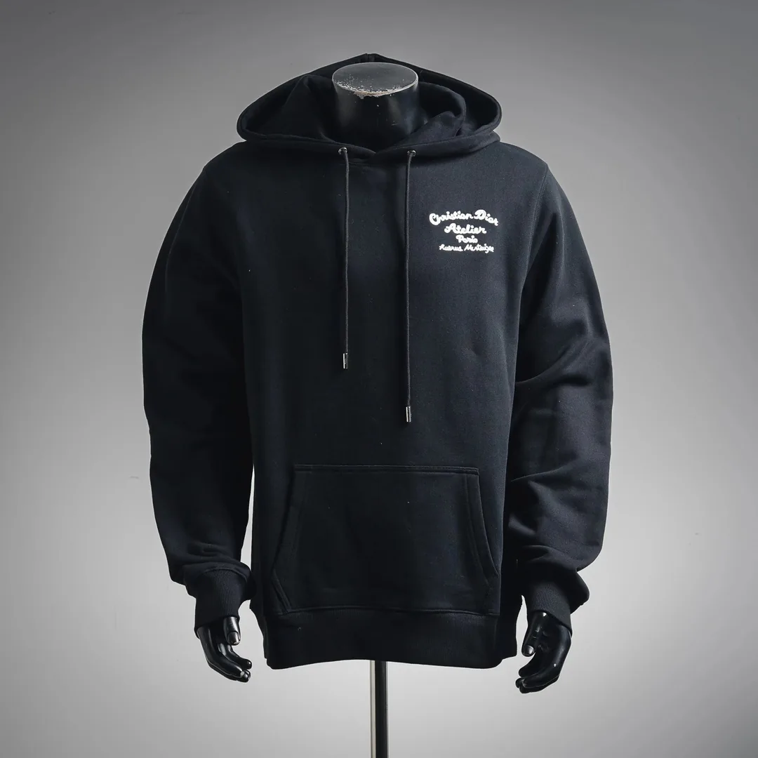 Signature Script Embroidered Hoodie