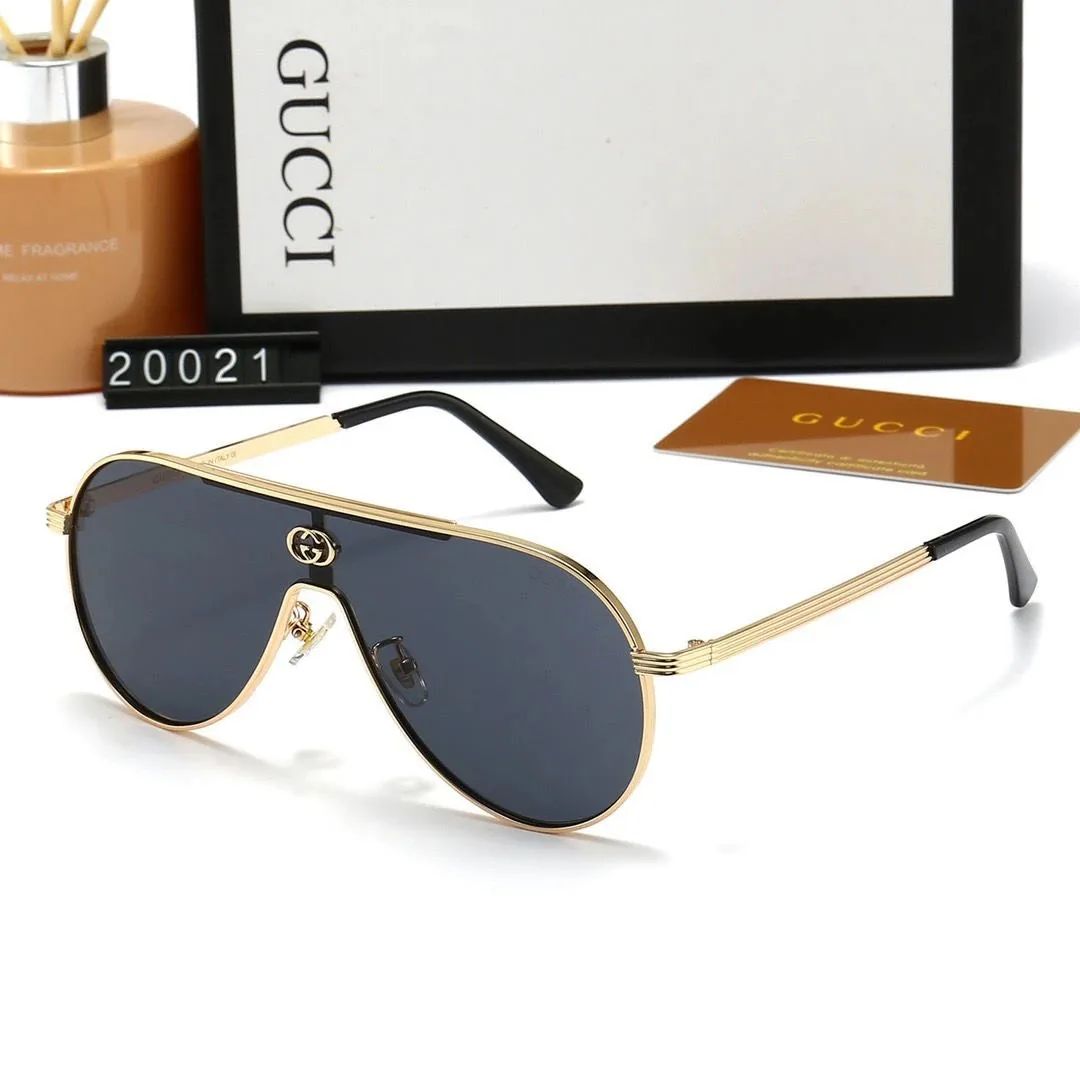Gucci GG Logo Aviator Sunglasses — QC