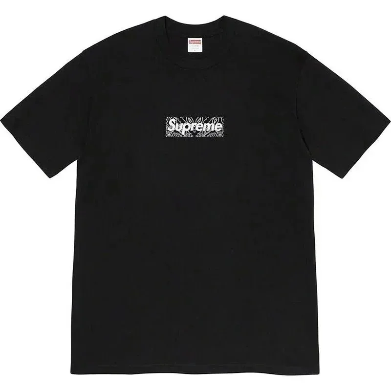 Supreme Box Logo Print Black T-Shirt Collection — Photo 15