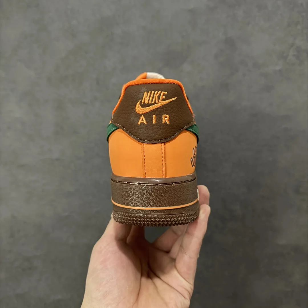 Nike Air Force 1 Green Brown — photo 4