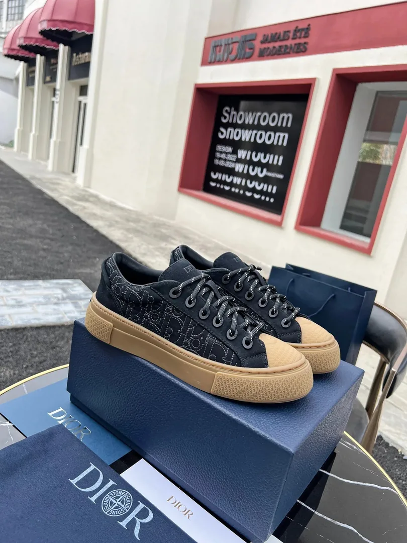 Dior B23 White Low-Top Tennis Sneakers — photo 3
