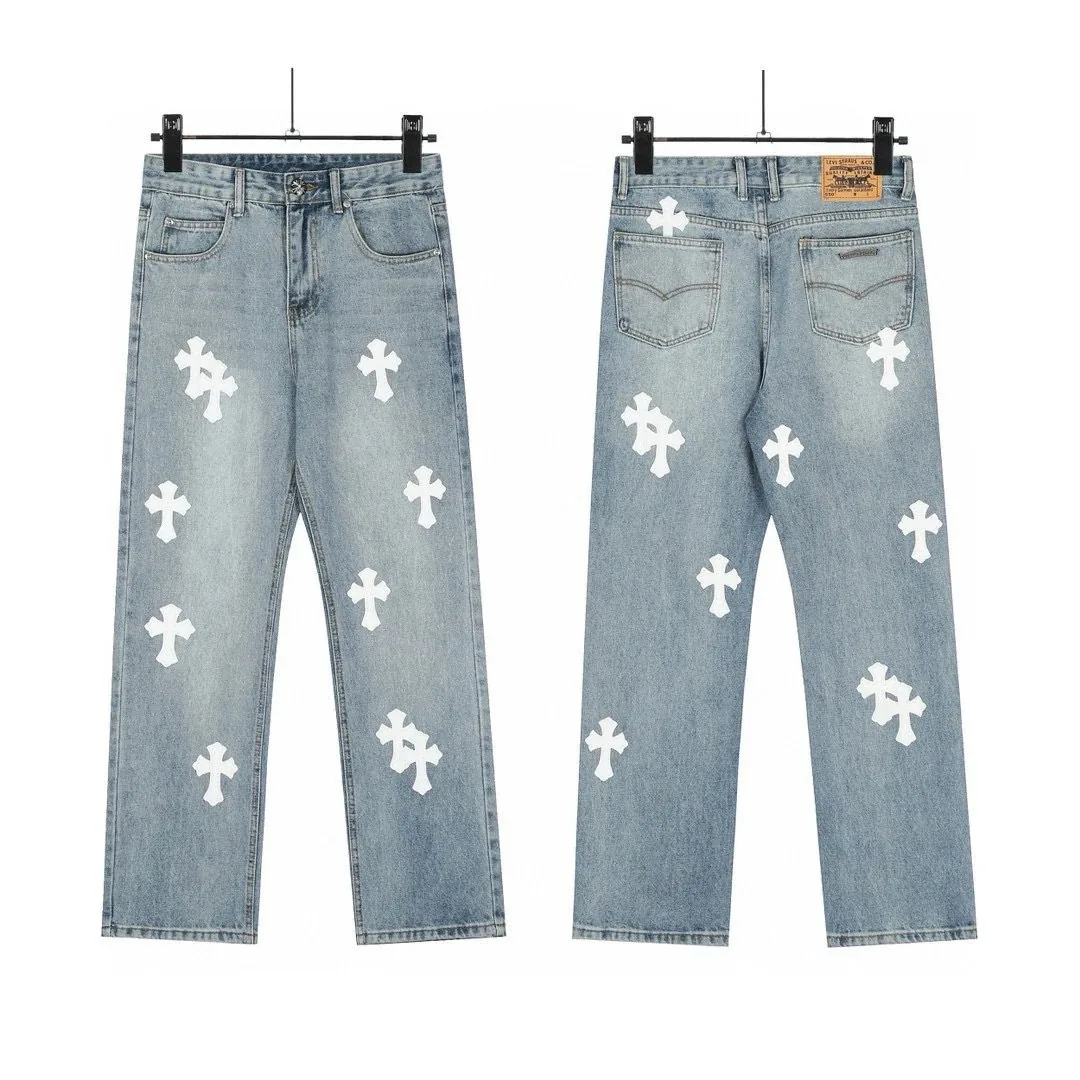 Embroidered Washed Jeans — photo 8