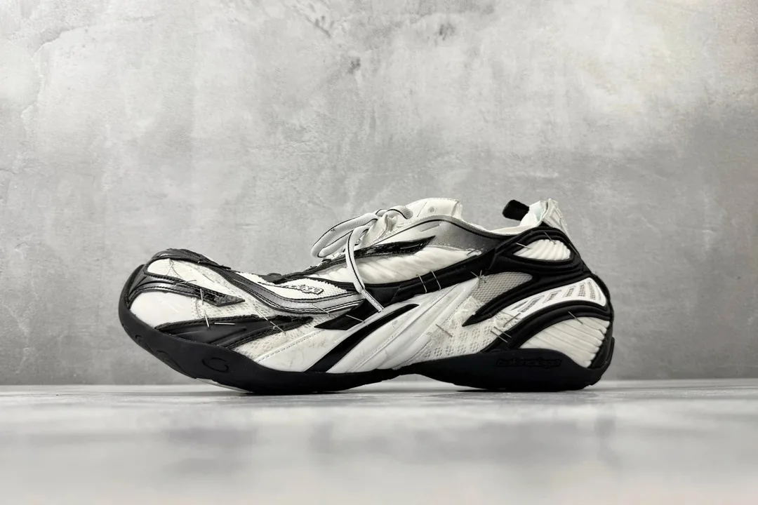 Blue Soleless Polyester Sneakers — photo 9