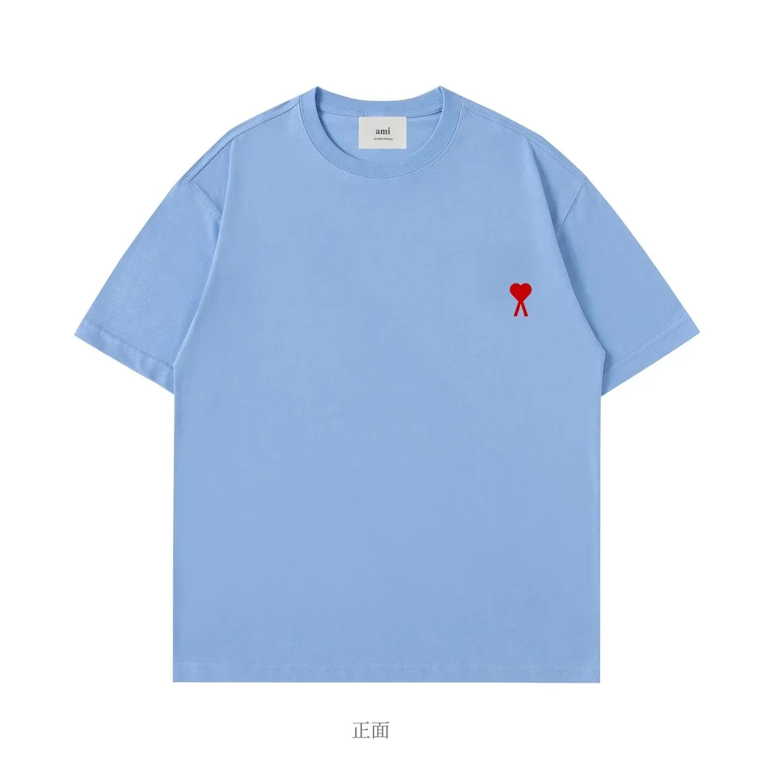 AMI Paris Heart Logo Polo Shirt and Tee Collection — QC