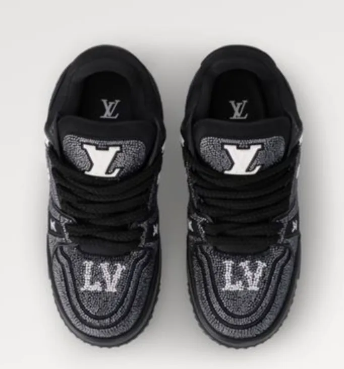 Louis Vuitton LV Trainer Maxi Black Custom Sneakers — Photo 15