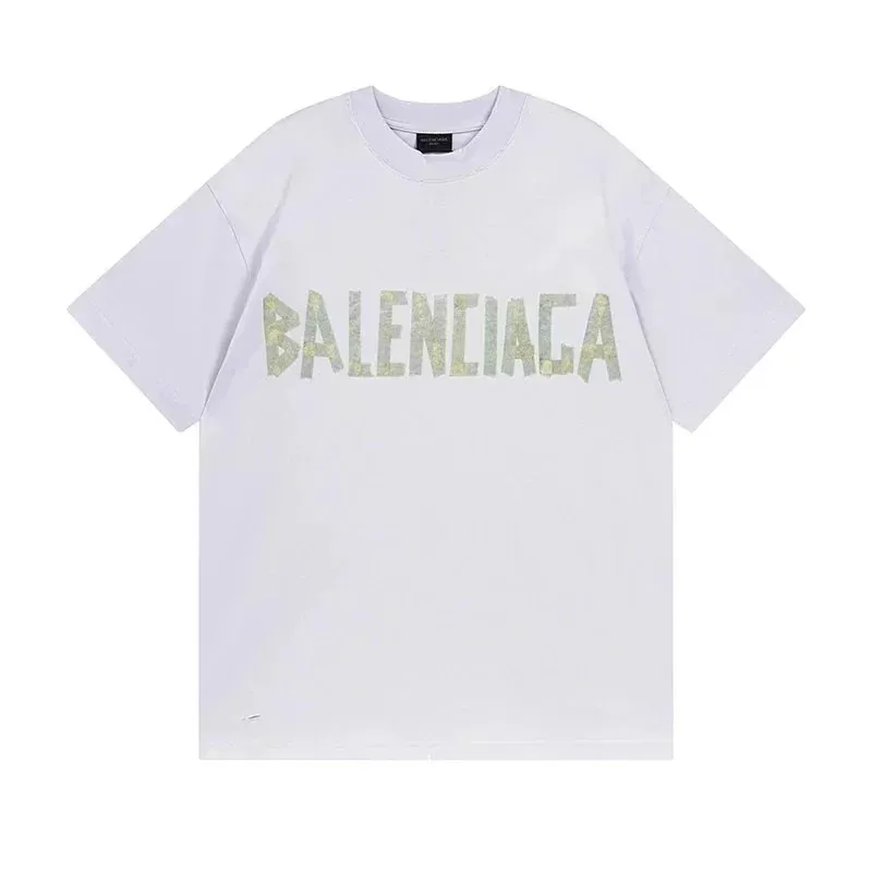 Balenciaga Logo Print Washed T-Shirt — Photo 15