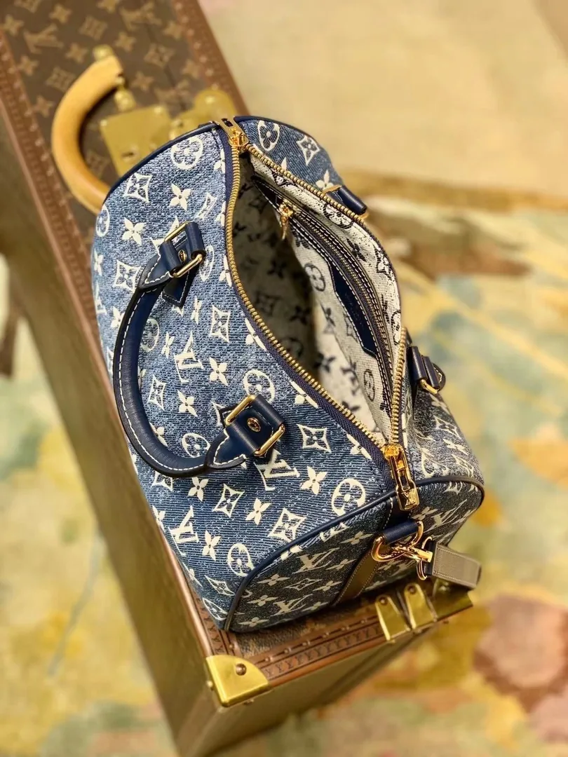 Louis Vuitton Speedy Leather Bag — QC