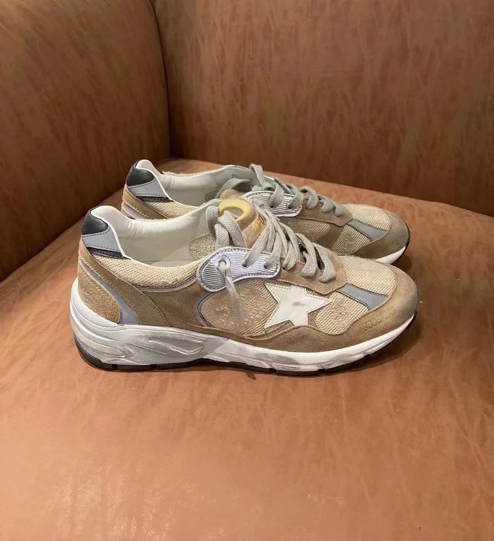 Golden Goose Dad-Star Dad Star White Trainers — QC
