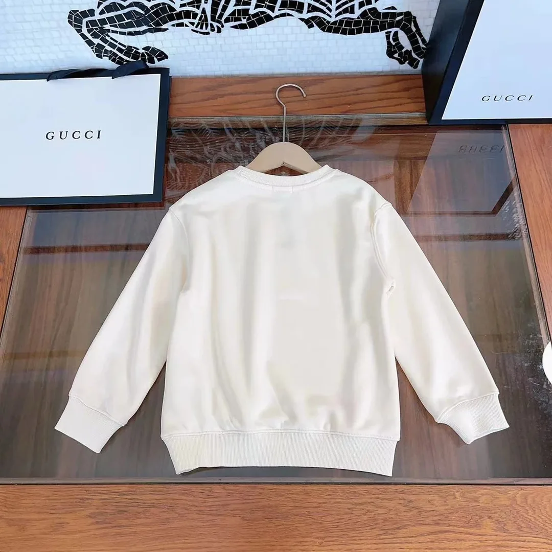 Gucci Kids Logo Crewneck Sweatshirt — Photo 13