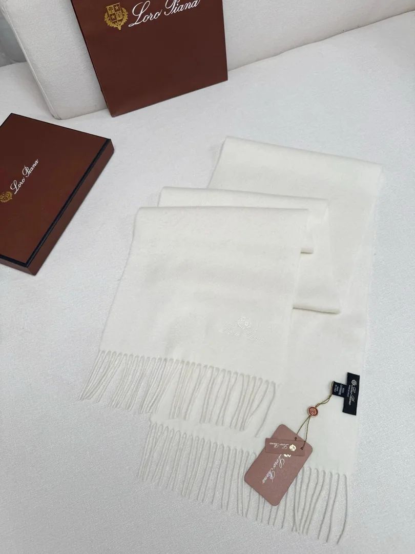 Loro Piana Ripple Cashmere Scarf — photo 11