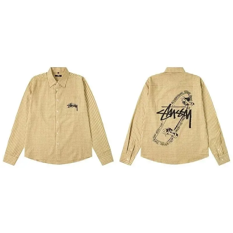 Plaid Print Long-Sleeve Shirt — Photo 3