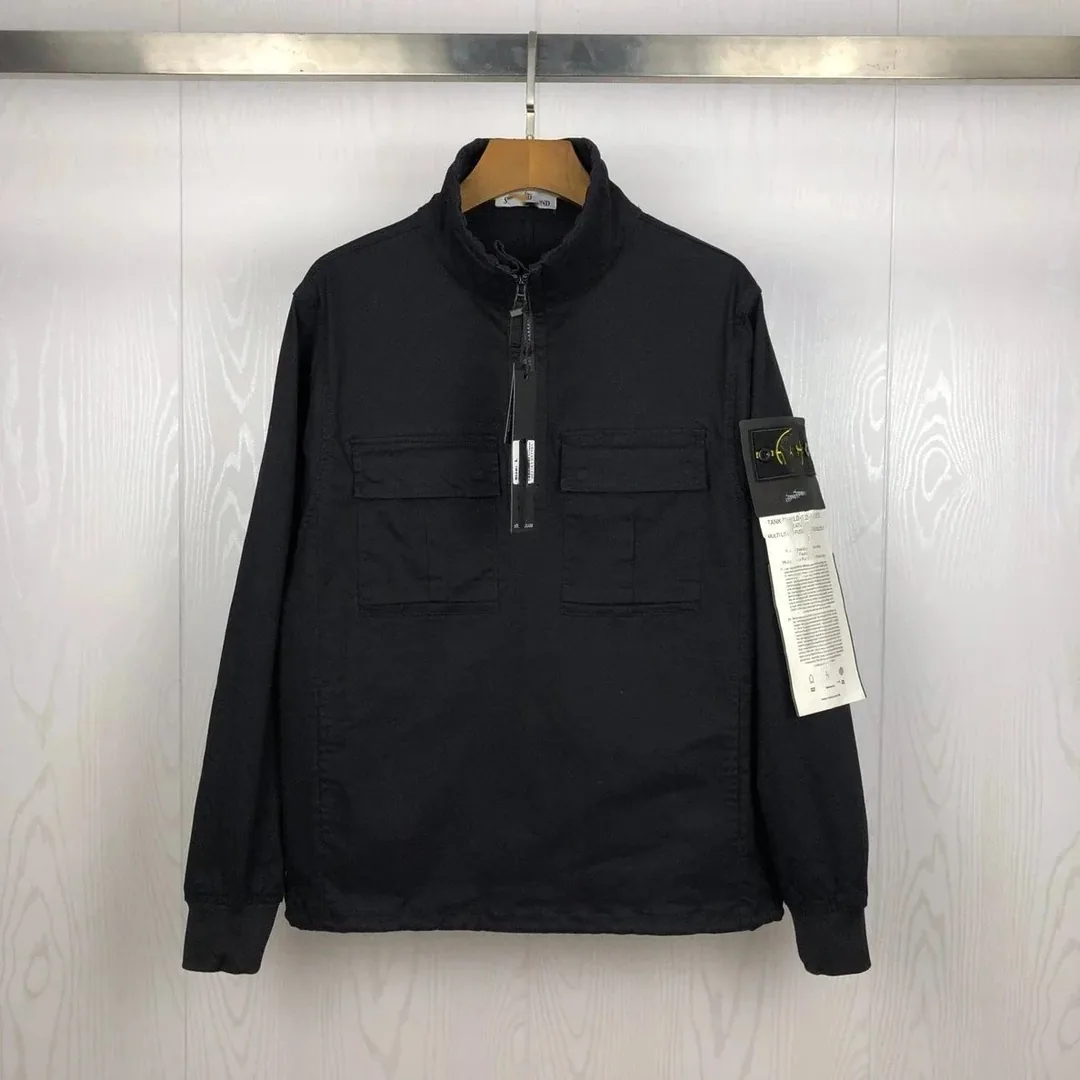 Nylon Half-Zip Pullover Jacket — photo 6