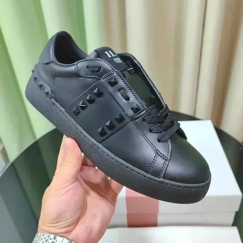 Valentino Open Sneaker Black Trainers — Photo 5