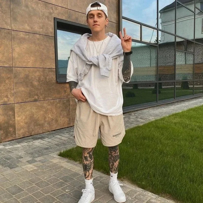 Fear of God Essentials Logo Sweat Shorts Collection — QC