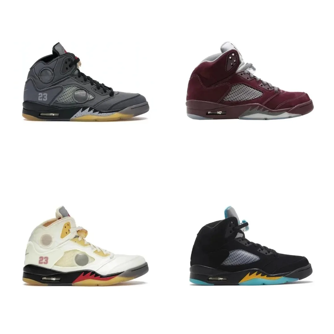 Air Jordan 5 Black Sneakers — Photo 5