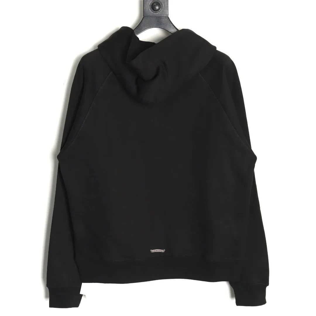 Embroidered Double-Yarn Hoodie — Photo 2