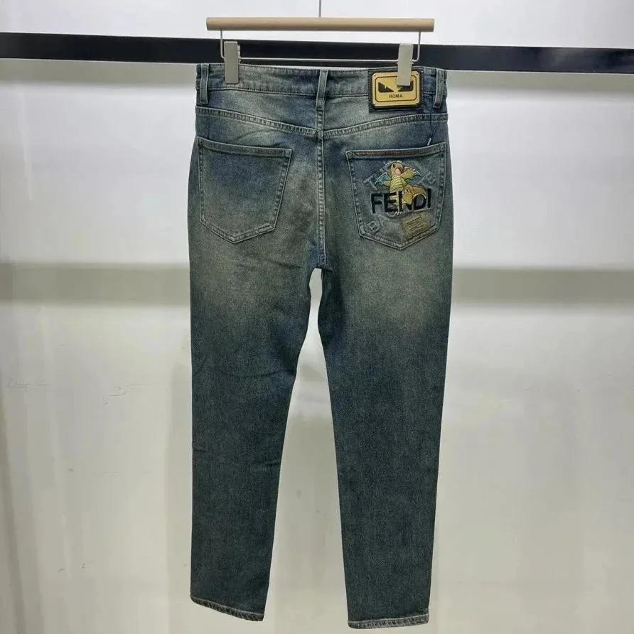 Fendi FF Logo Pocket Jeans — Photo 2