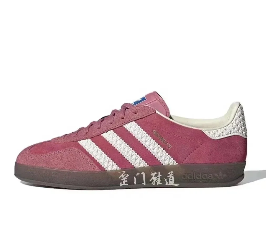 Adidas Gazelle Indoor Lace-Up Sneakers — QC