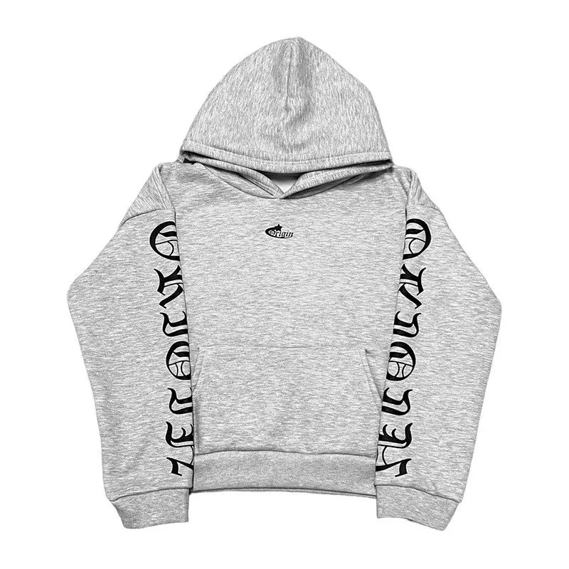 Y2K Letter Print Hoodie — Photo 8