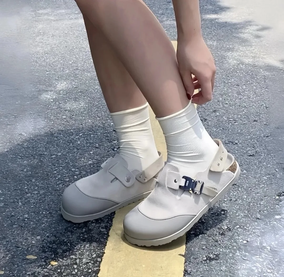 Birkenstock Tokio Wool And Suede Sneakers — Photo 15