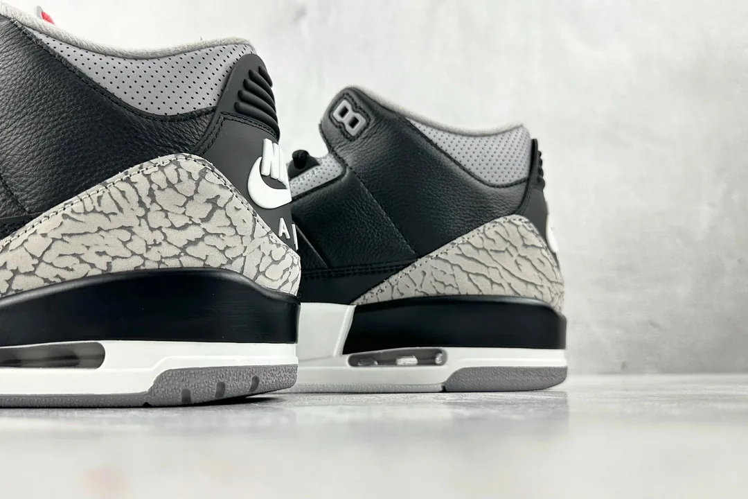 Air Jordan 3 Black Cement — photo 8